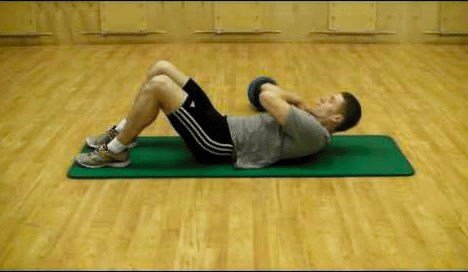 exercises for back pain Partial crunches